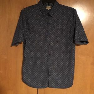 Floral Blue Button Down